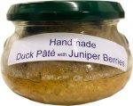 Duck Pate with Juniper Berries 200g jar - handmade