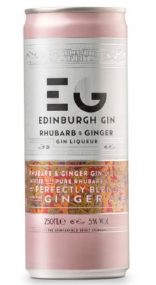 Edinburgh Gin Rhubarb & Ginger Liqueur Tin