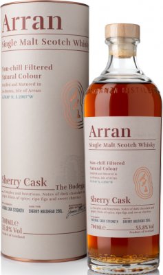 Arran Single Malt Whisk Sherry Cask, The Bodega 55.8%