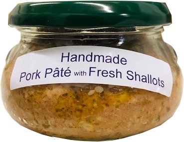 Pork Pate with Shallots  - handmade