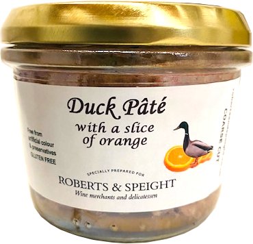 Duck Pate with a slice of Orange