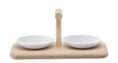 LSA Dine Condiment Set & Oak Base