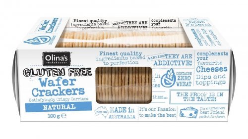 Olina's Bakehouse: Gluten Free Wafer Crackers